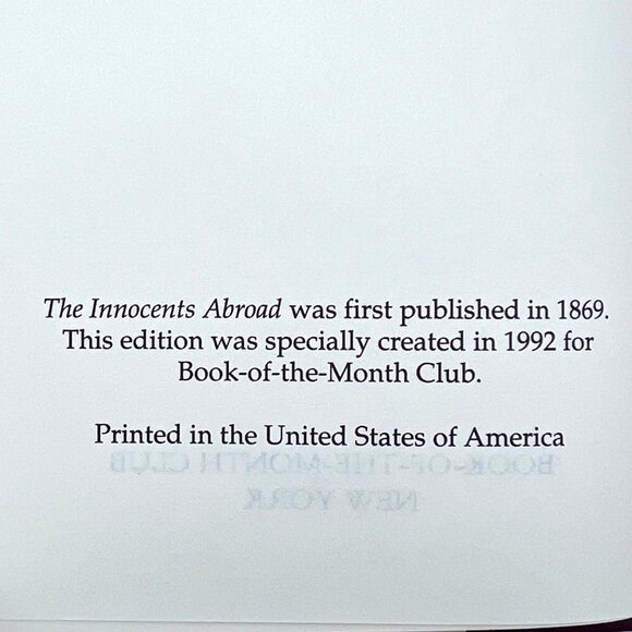 Mark Twain Book Set: Huck Finn Tom Sawyer Puddnhead Wilson The Innocents Abroad - Picture 5 of 16